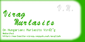 virag murlasits business card